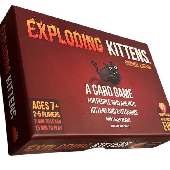 Exploding Kittens Original Edition Card Game 2-5 Players Fast Game Easy to Learn - Picture 1 of 5